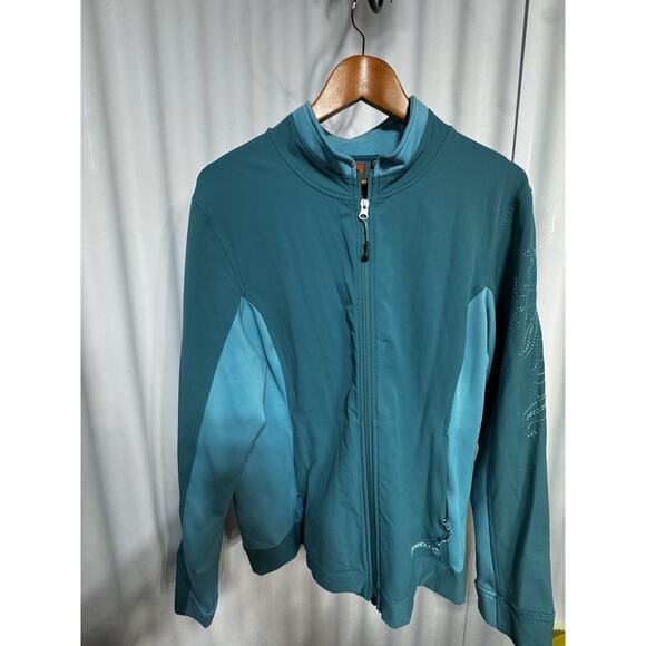 Merrell Aeroblock Full Zip Softshell Jacket Blue XXL Wind Resistant Outdoor Hike - Picture 10 of 12